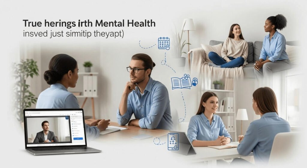 Online telehealth mental health therapy offering private and accessible virtual counseling