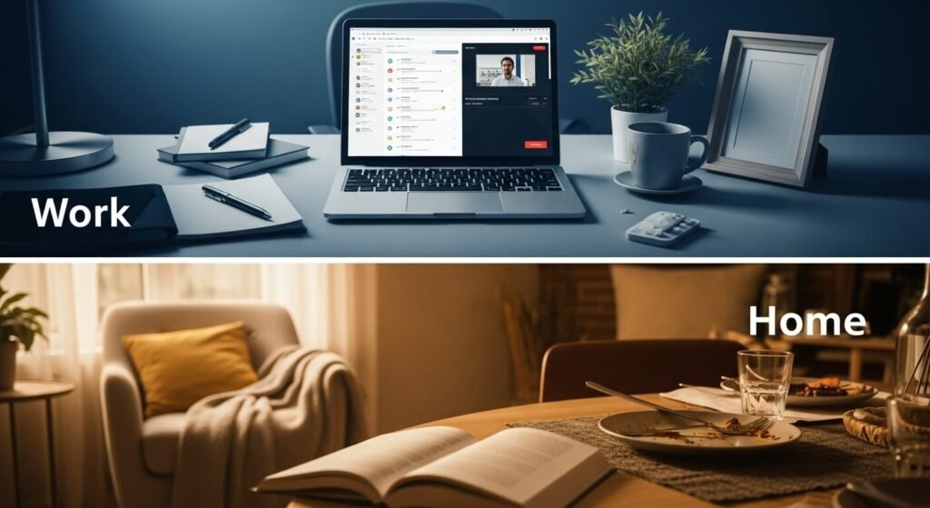 Healthy work and home balance for long term wellbeing