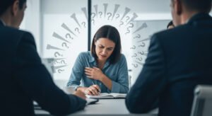 Person feeling emotionally attacked by a normal question