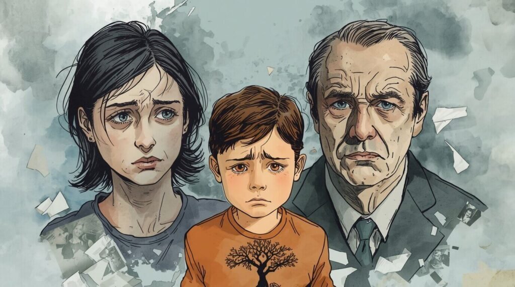 Parental alienation, parentification, and overcompensation affecting a child's emotional well-being